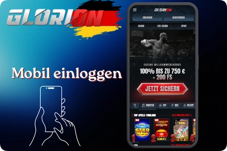 Glorion Casino mobil einloggen