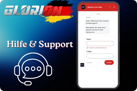 Glorion Casino Support und Hilfe