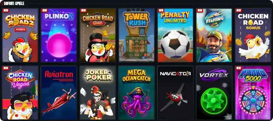 Sofort-Spiele im Glorion Casino mit Chicken Road, Plinko und Aviator